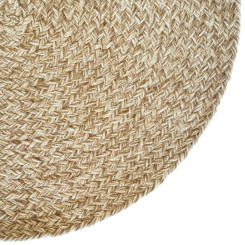 Terra Harvest Wheat Round Rug - 1\'3\" x 1\'3\"