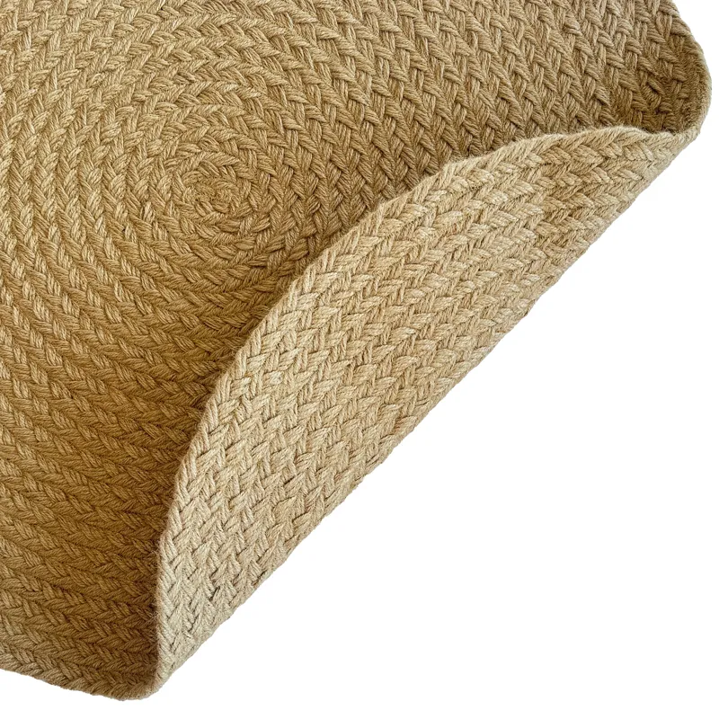 Terra Harvest Natural Round Rug - 3\' x 3\'