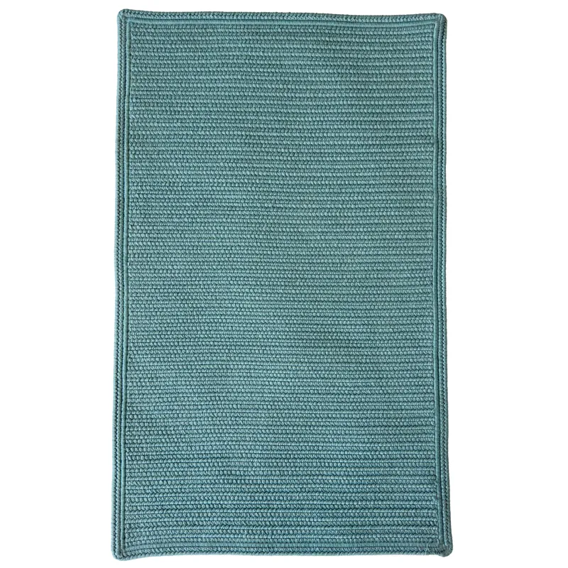 Shoreline Seafoam Cross Sewn Rectangle Rug - 3\' x 5\'