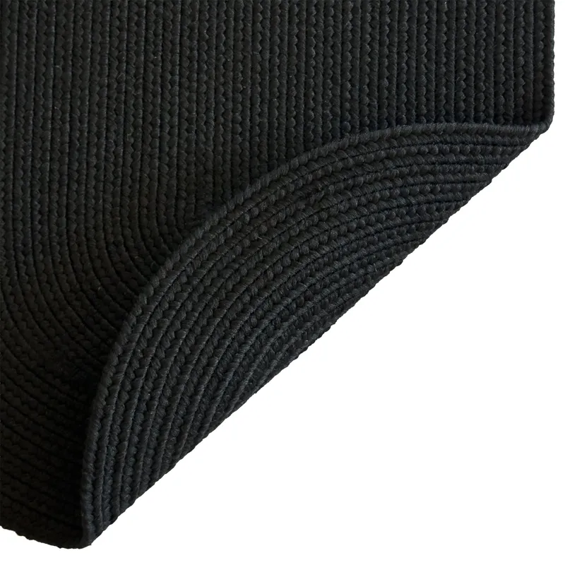 Shoreline Black Oval Rug - 5\' x 8\'