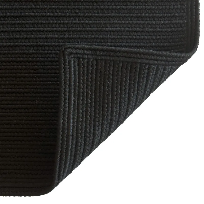 Shoreline Black Cross Sewn Rectangle Rug - 5\'6\" x 5\'6\"