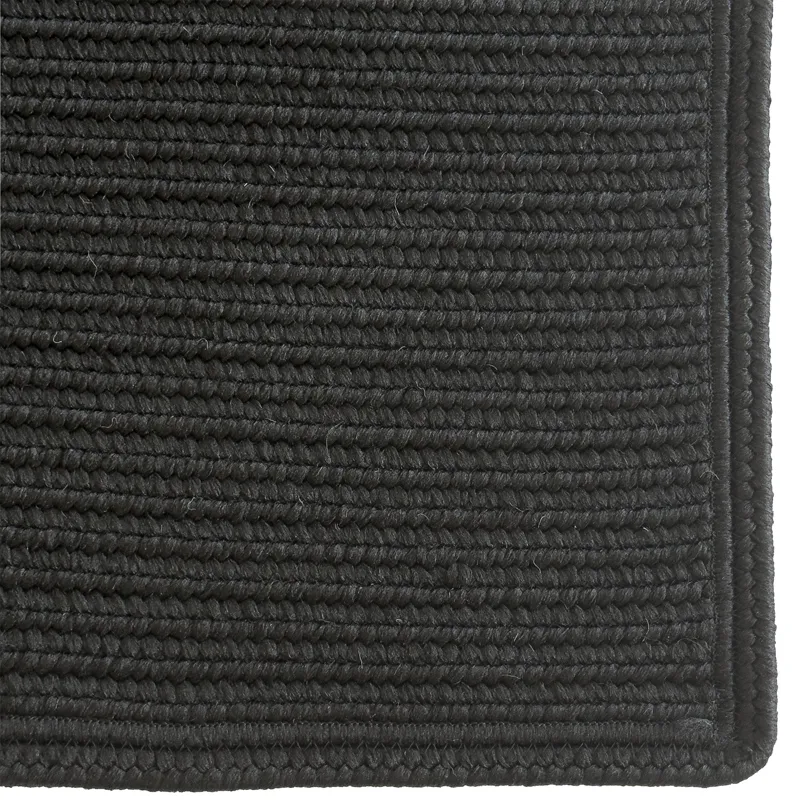 Shoreline Black Round Rug - 3\' x 3\'