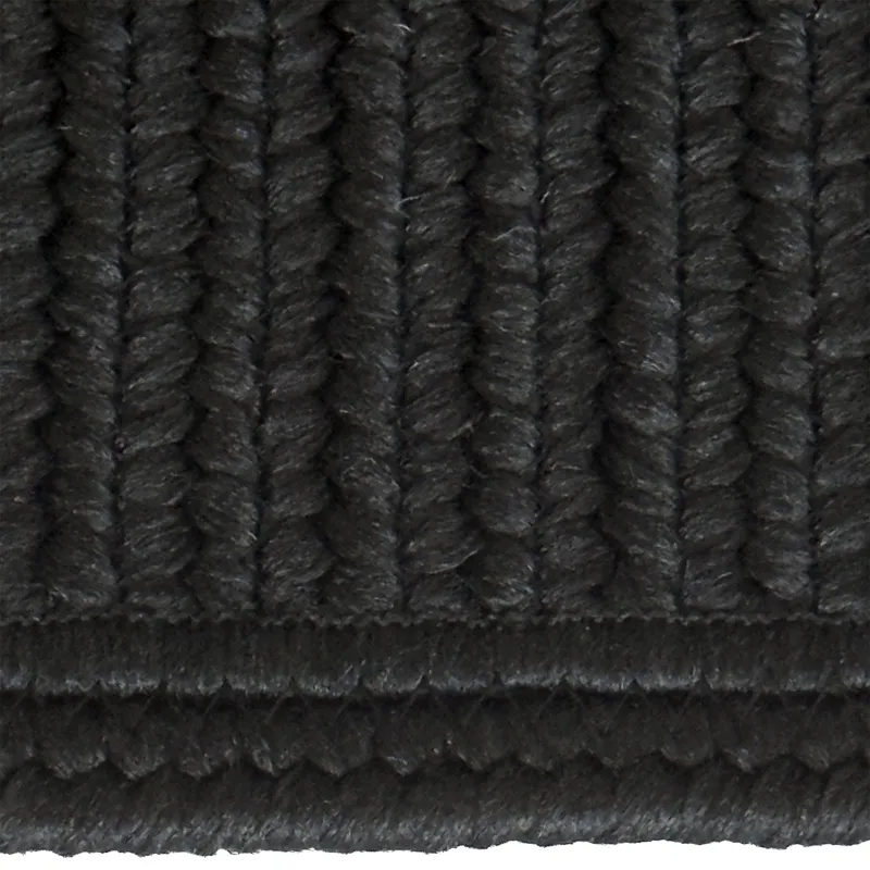 Shoreline Black Cross Sewn Rectangle Rug - 5\'6\" x 5\'6\"