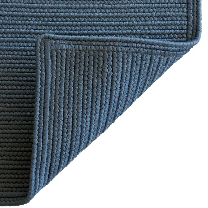 Shoreline Ocean Blue Cross Sewn Rectangle Rug - 3\' x 5\'