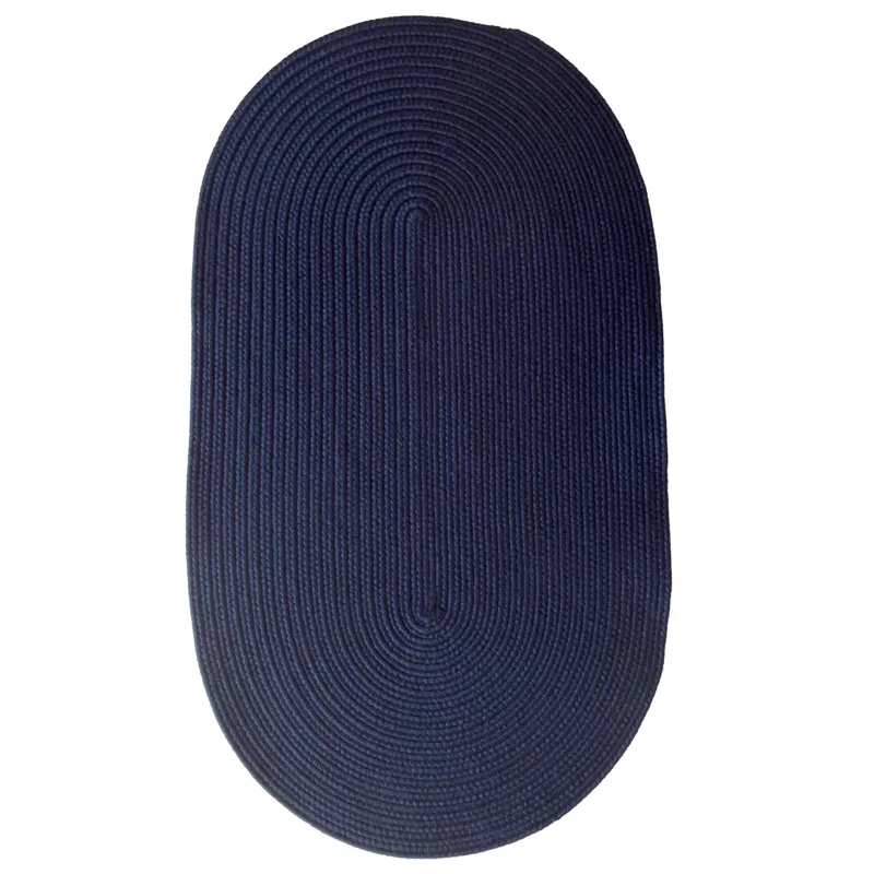 Shoreline Navy Oval Rug - 5\' x 8\'