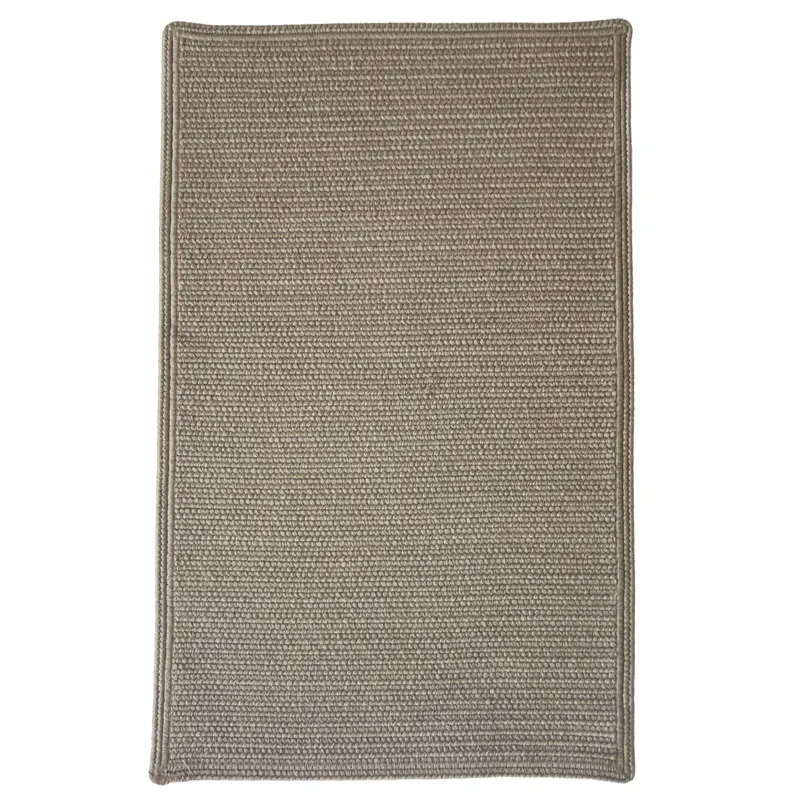 Shoreline Khaki Cross Sewn Rectangle Rug - 7\'6\" x 7\'6\"