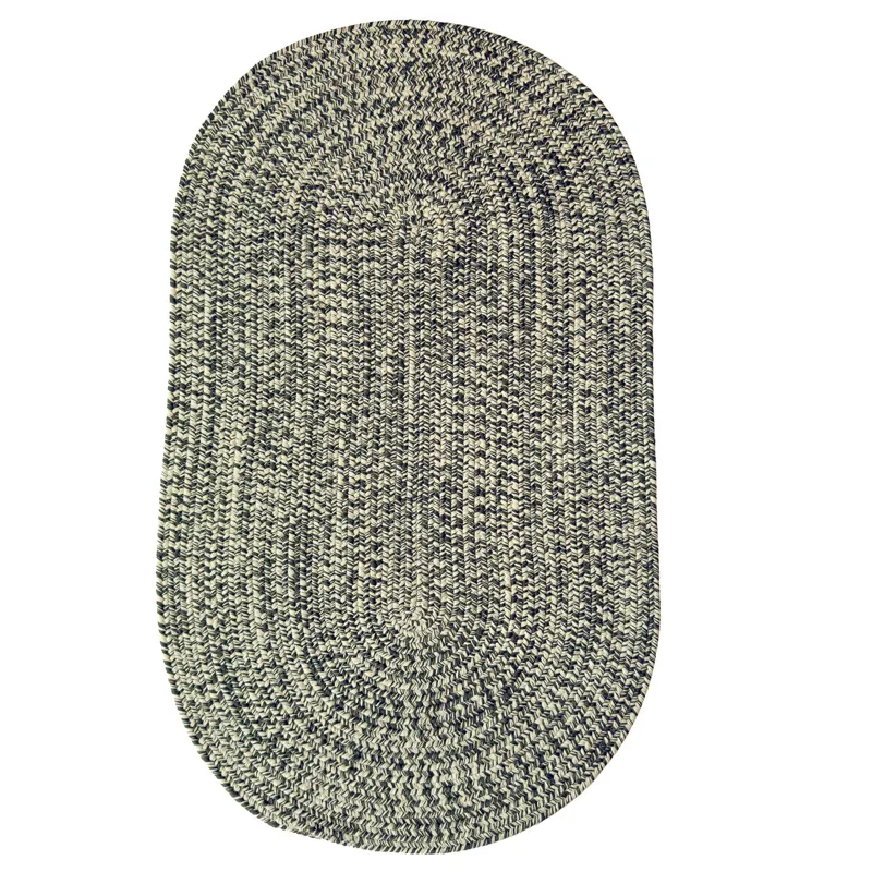Beach Barn Tweed Seaweed Oval Rug - 9\'2\" x 13\'2\"