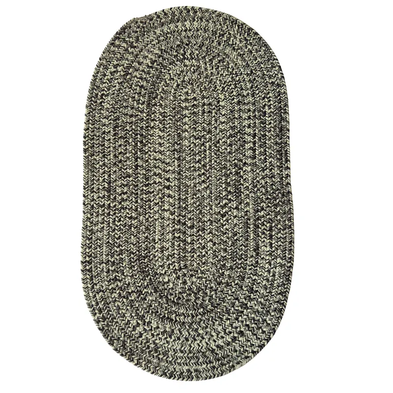 Beach Barn Tweed Driftwood Oval Rug - 2\'3\" x 4\'3\"