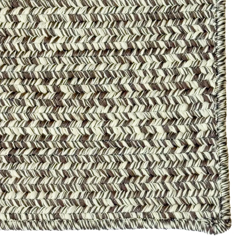 Beach Barn Tweed Driftwood Cross Sewn Rectangle Rug - 4\' x 6\'