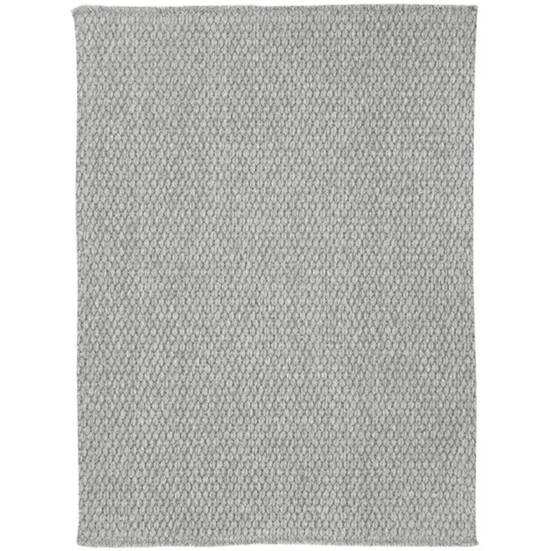 Worthington Cool Grey Vertical Stripe Rectangle Rug - 2\' x 8\'