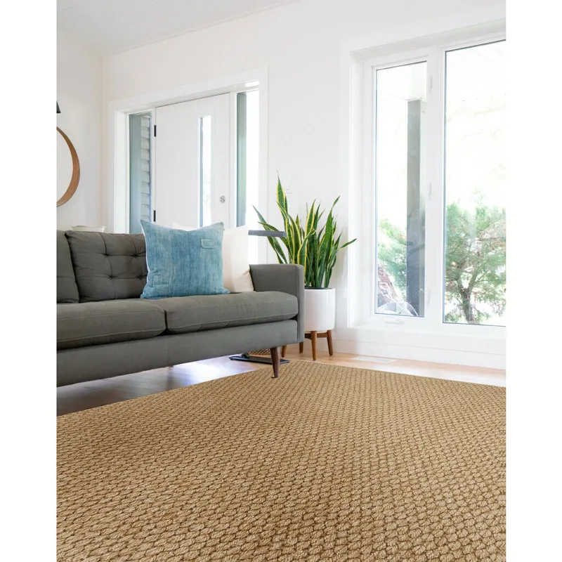 Worthington Jute Vertical Stripe Rectangle Rug - 2\' x 8\'