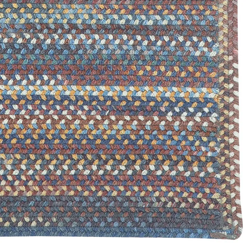 American Legacy Slate Blue Cross Sewn Rectangle Rug - 2\' x 3\'