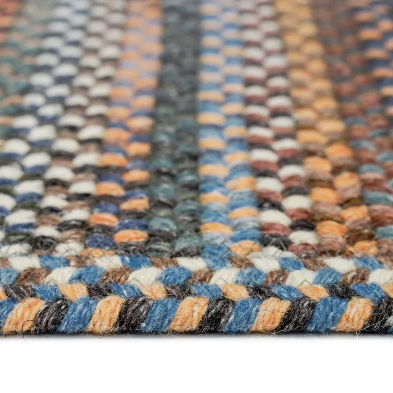 American Legacy Slate Blue Cross Sewn Rectangle Rug - 2\' x 3\'