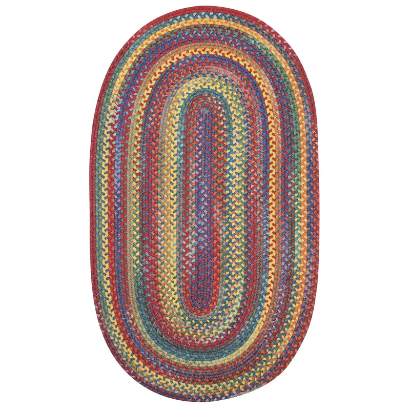 American Legacy Primary Multi Oval Rug - 9\'2\" x 13\'2\"