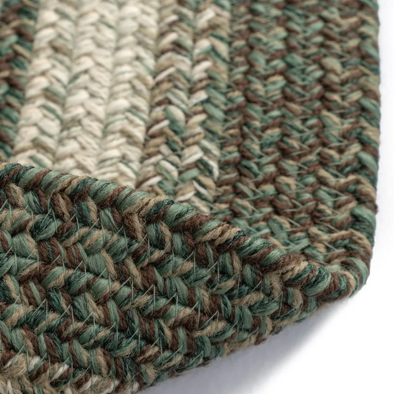 Sturbridge Balsam Green Oval Rug - 5\' x 8\'