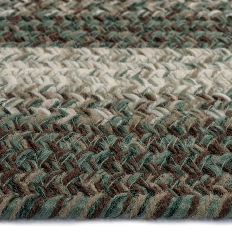 Sturbridge Balsam Green Oval Rug - 5\' x 8\'