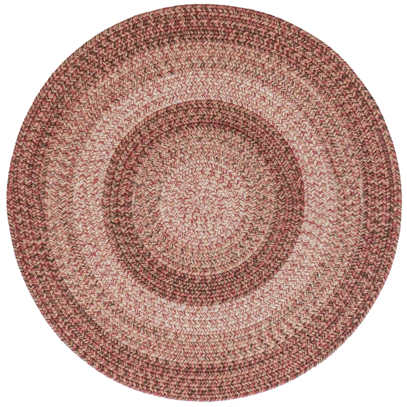 Sturbridge Maple Red Round Rug - 7\'6\" x 7\'6\"