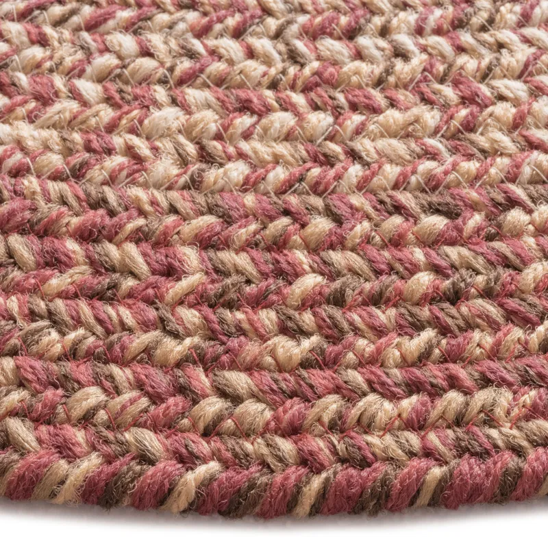 Sturbridge Maple Red Round Rug - 7\'6\" x 7\'6\"
