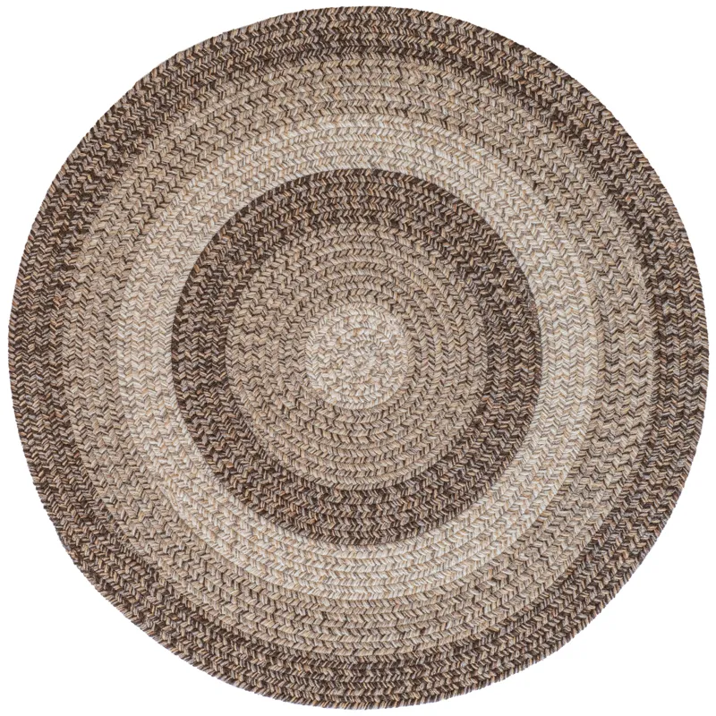 Sturbridge Berkshire Brown Round Rug - 3\' x 3\'