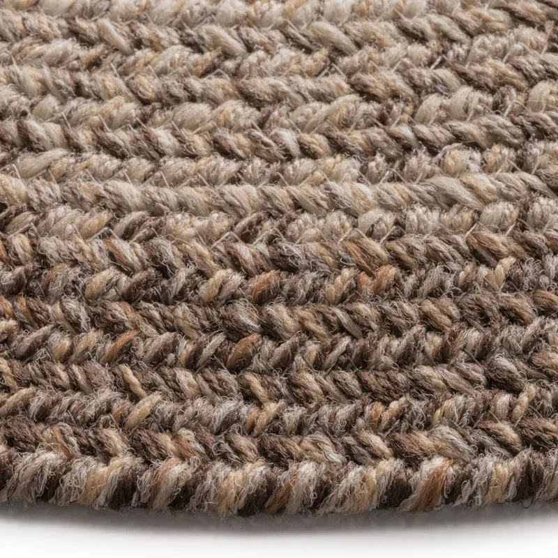Sturbridge Berkshire Brown Round Rug - 3\' x 3\'
