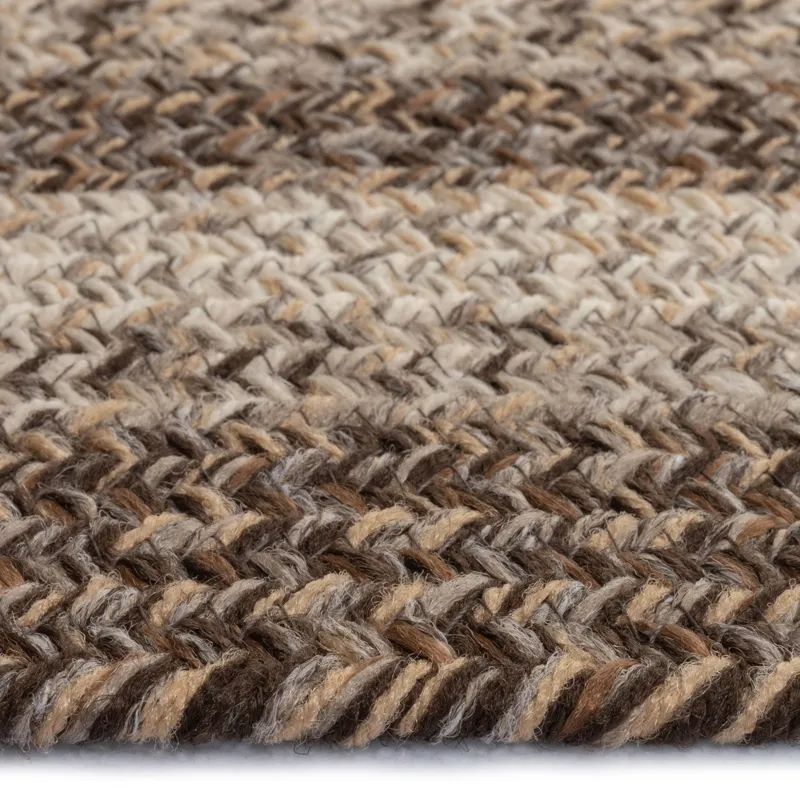 Sturbridge Berkshire Brown Oval Rug - 3\' x 5\'