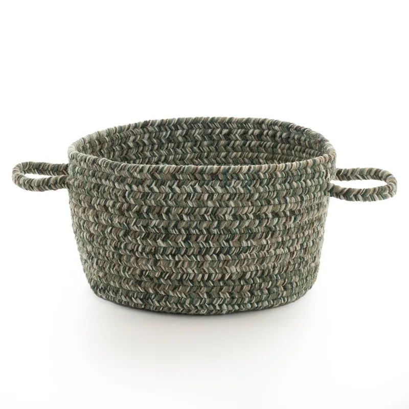 Stockton Medium Green 16\" Basket