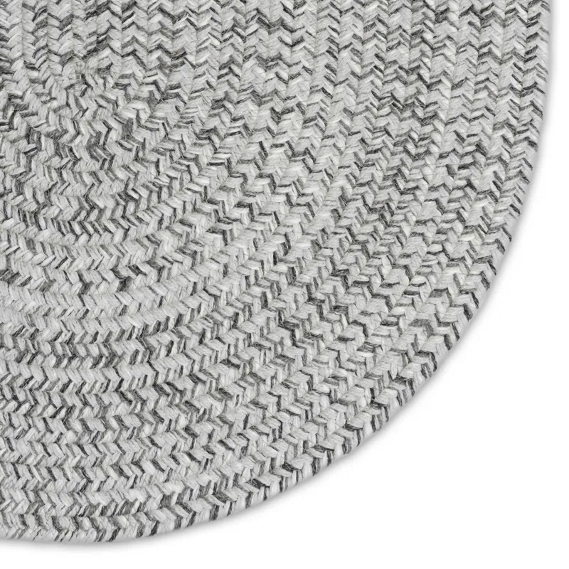 Stockton Light Gray Oval Rug - 4\' x 6\'