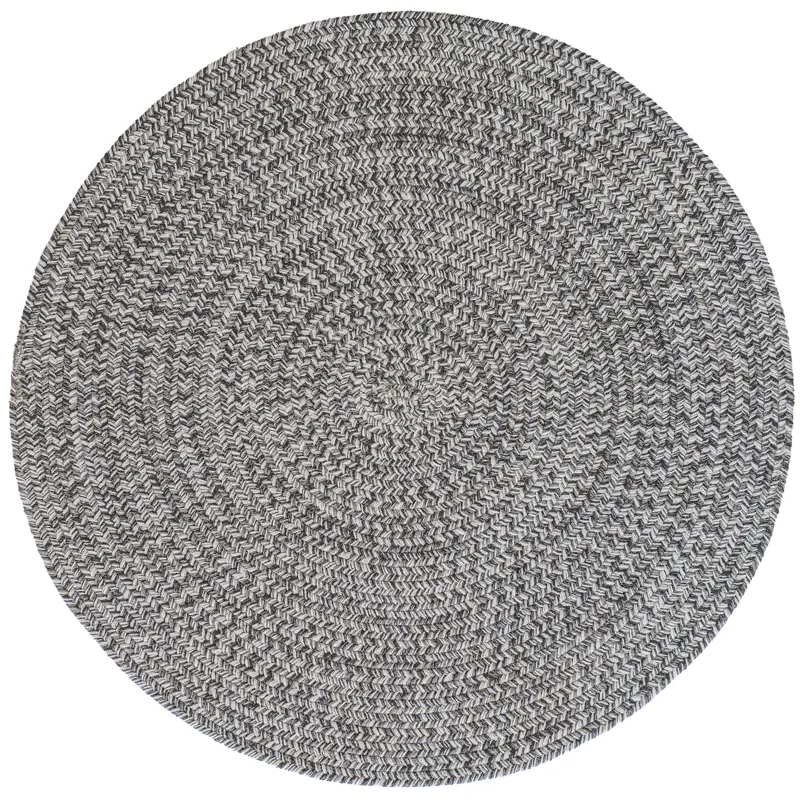 Stockton Medium Gray Round Rug - 3\' x 3\'