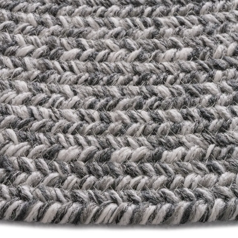 Stockton Medium Gray Round Rug - 3\' x 3\'