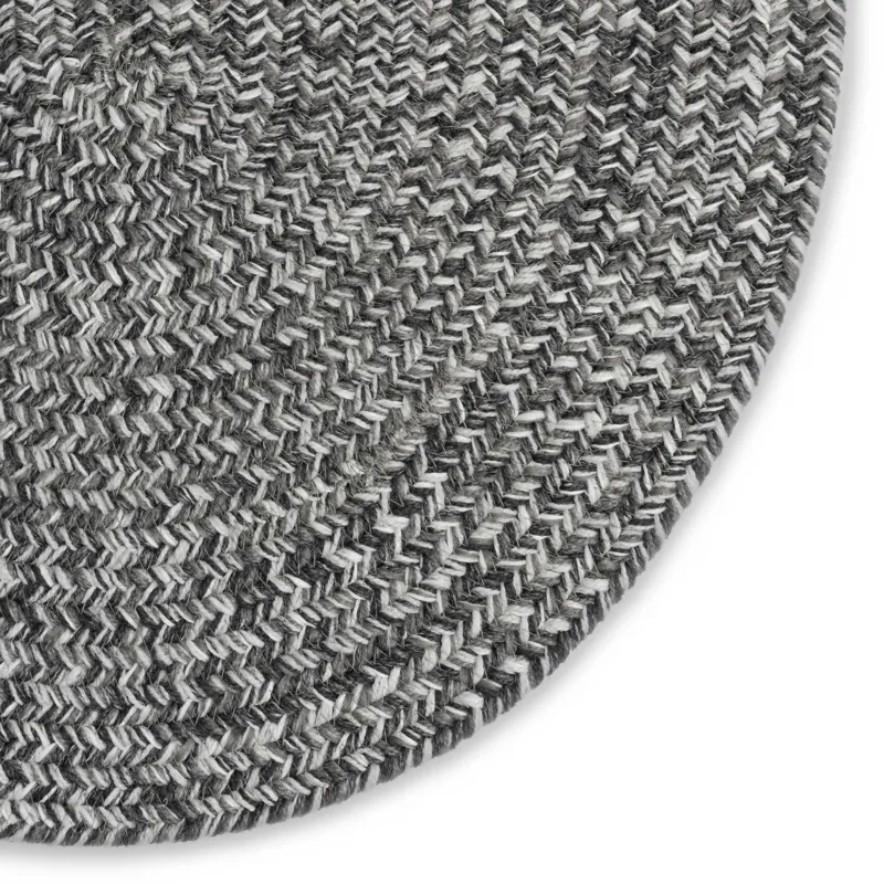 Stockton Medium Gray Oval Rug - 2\' x 3\'
