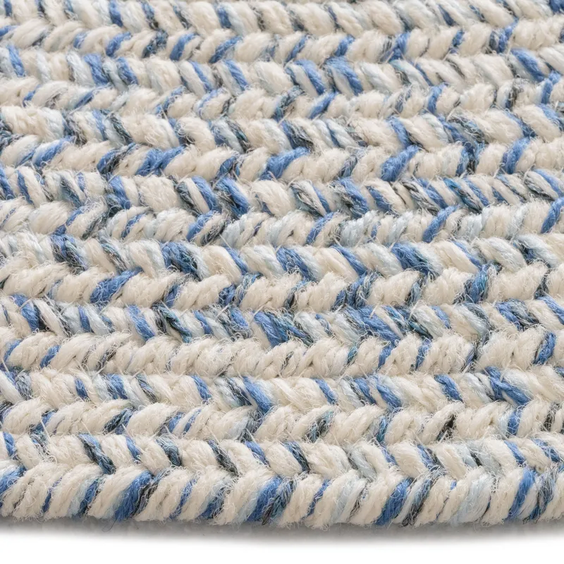 Stockton Light Blue Round Rug - 3\' x 3\'