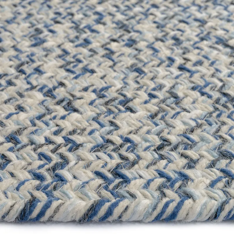 Stockton Light Blue Oval Rug - 9\'2\" x 13\'2\"