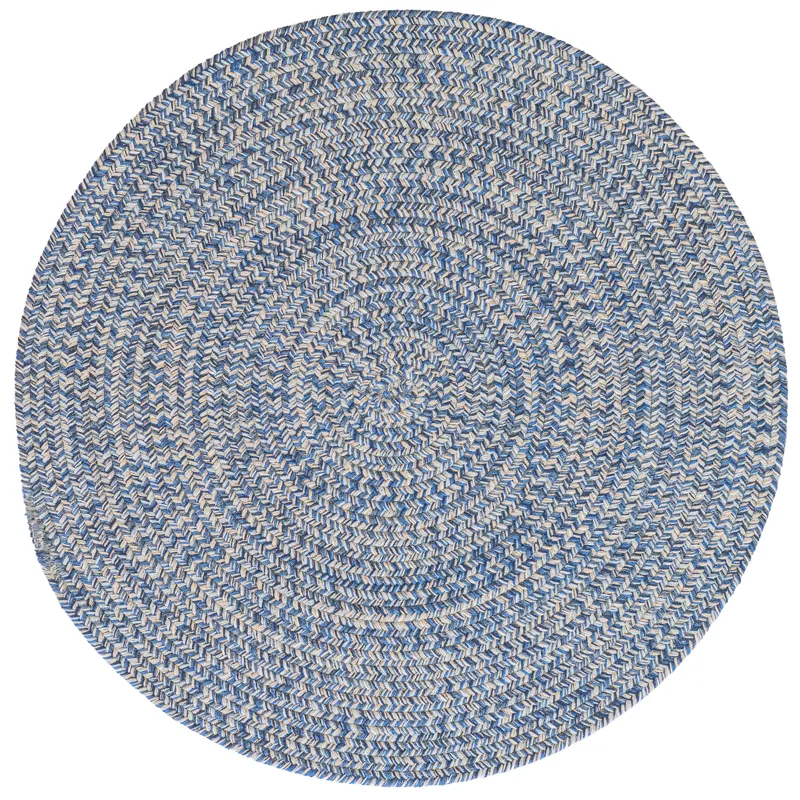 Stockton Medium Blue Round Rug - 8\'6\" x 8\'6\"