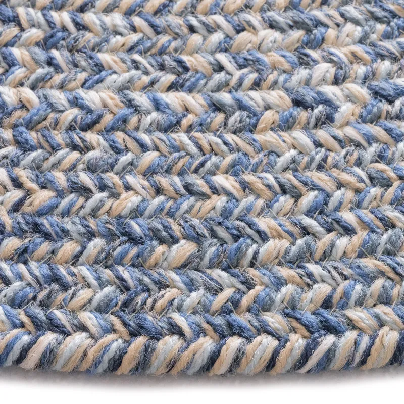 Stockton Medium Blue Round Rug - 8\'6\" x 8\'6\"