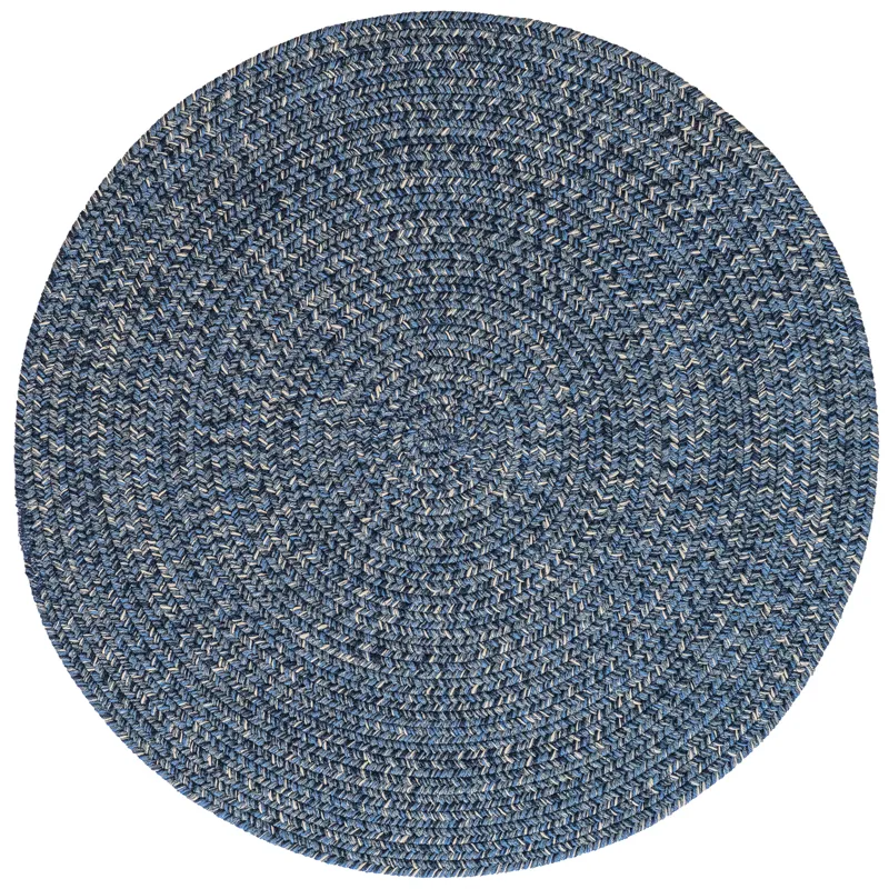 Stockton Dark Blue Round Rug - 8\'6\" x 8\'6\"
