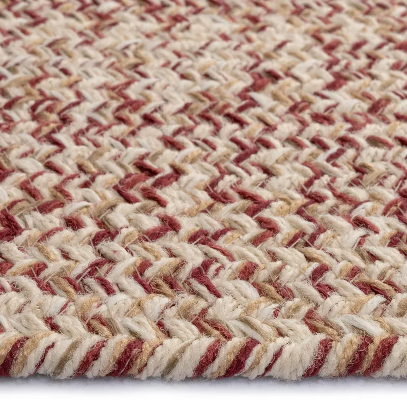 Stockton Light Red Oval Rug - 9\'2\" x 13\'2\"