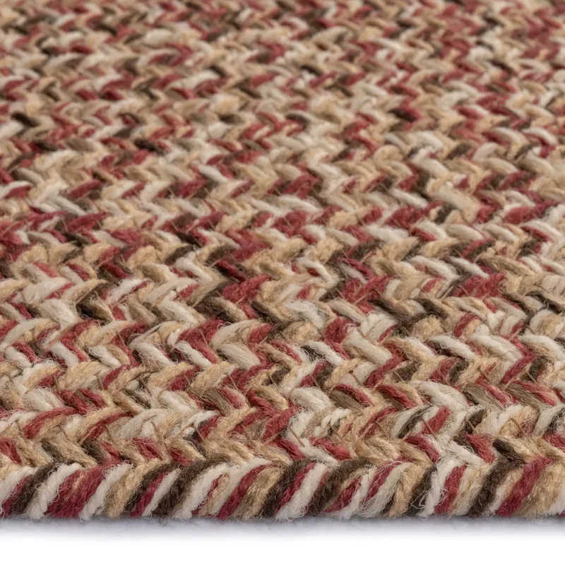 Stockton Medium Red Oval Rug - 2\' x 3\'