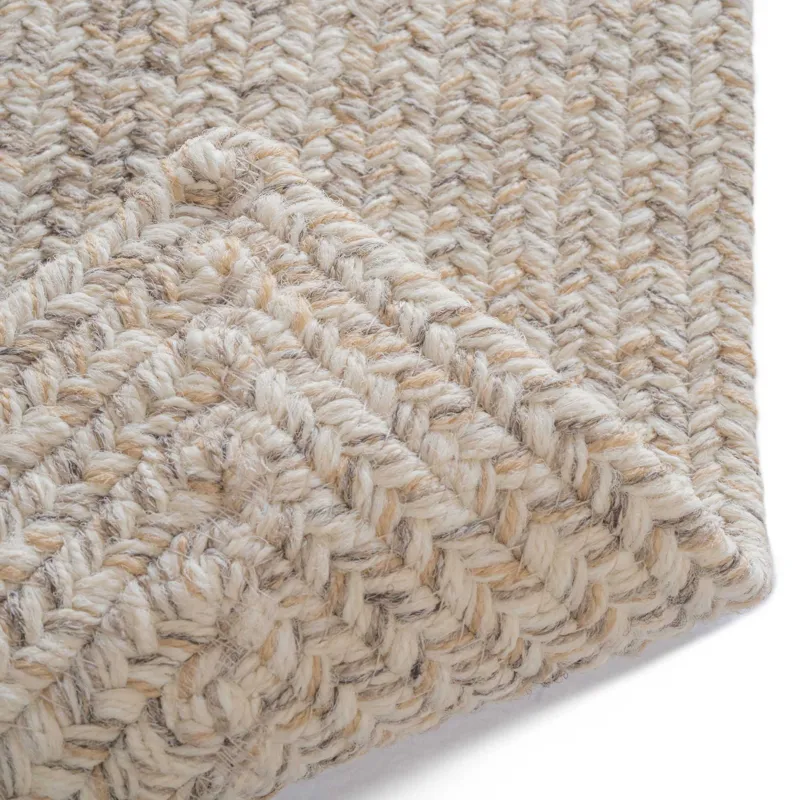 Stockton Light Brown Concentric Rectangle Rug - 8\' x 11\'
