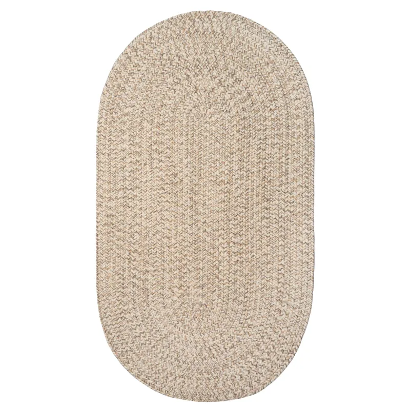 Stockton Light Brown Oval Rug - 7\' x 9\'