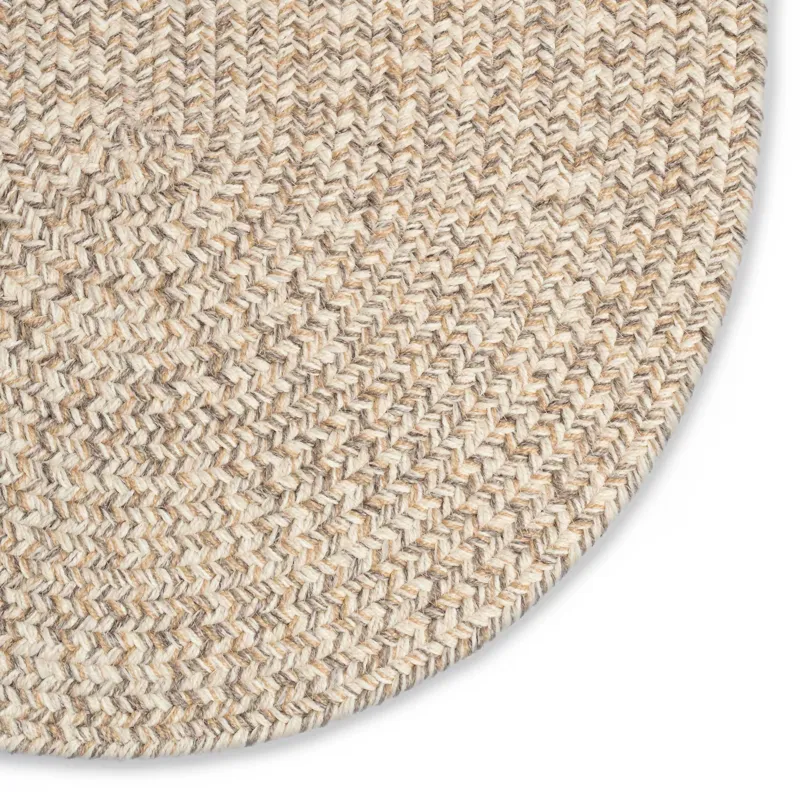 Stockton Light Brown Oval Rug - 7\' x 9\'