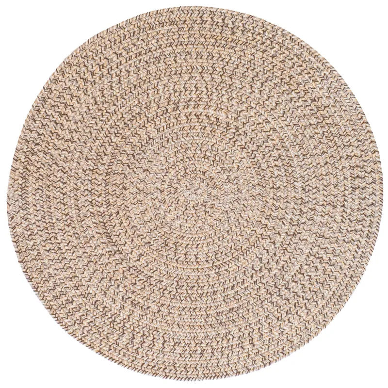 Stockton Medium Brown Round Rug - 3\' x 3\'