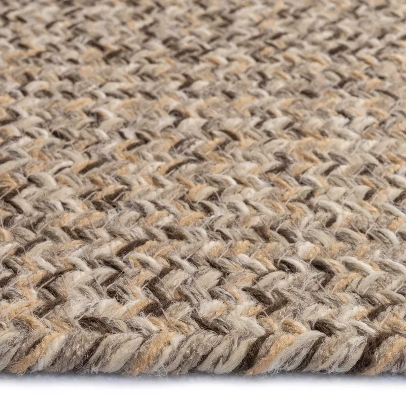 Stockton Medium Brown Oval Rug - 2\'3\" x 9\'3\"