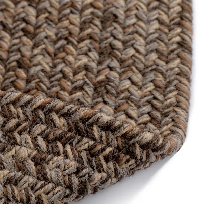 Stockton Dark Brown Oval Rug - 8\' x 11\'