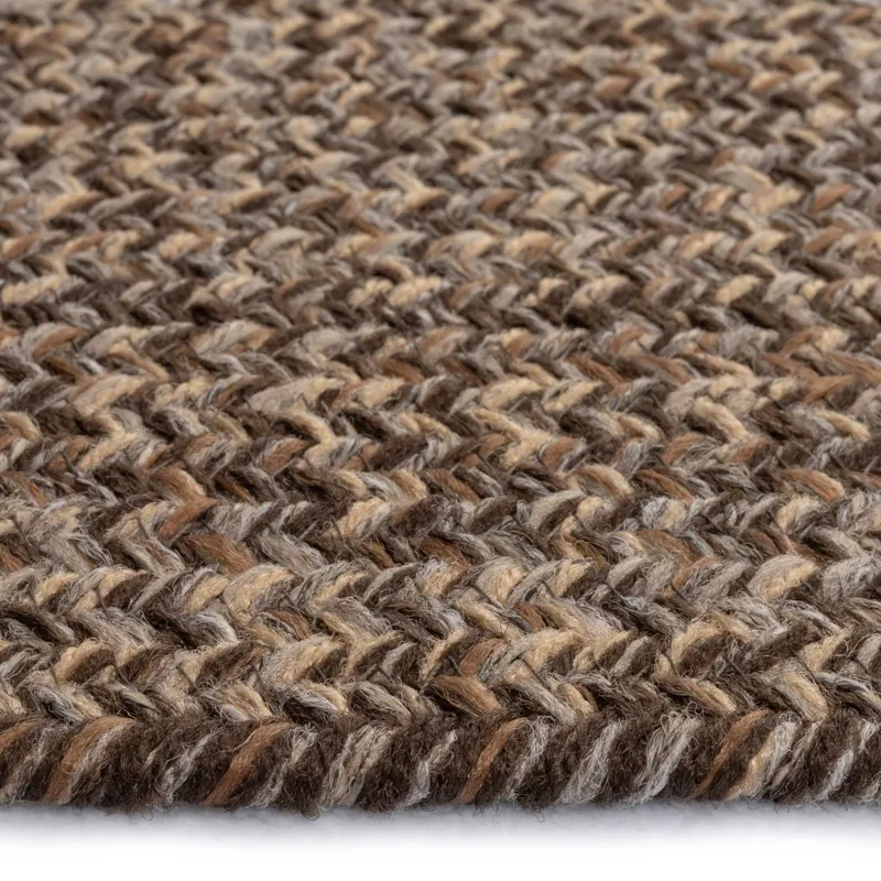 Stockton Dark Brown Oval Rug - 8\' x 11\'