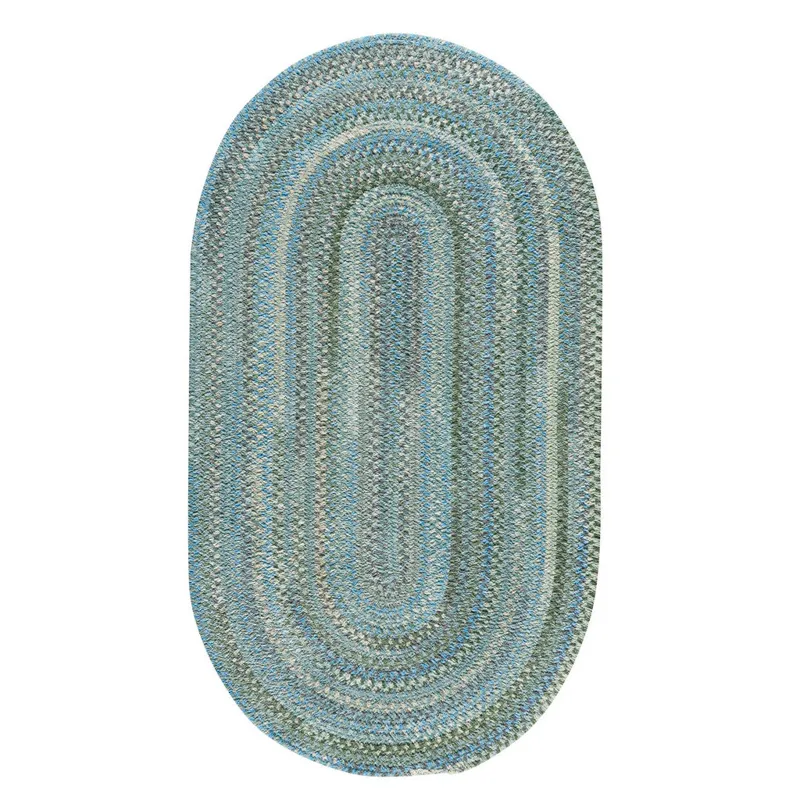 Synergy Misty Sage Oval Rug - 2\'3\" x 4\'3\"
