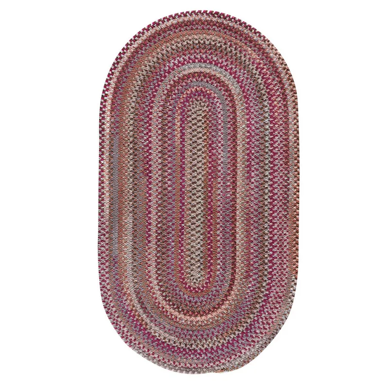 Synergy Rosewood Oval Rug - 3\' x 5\'
