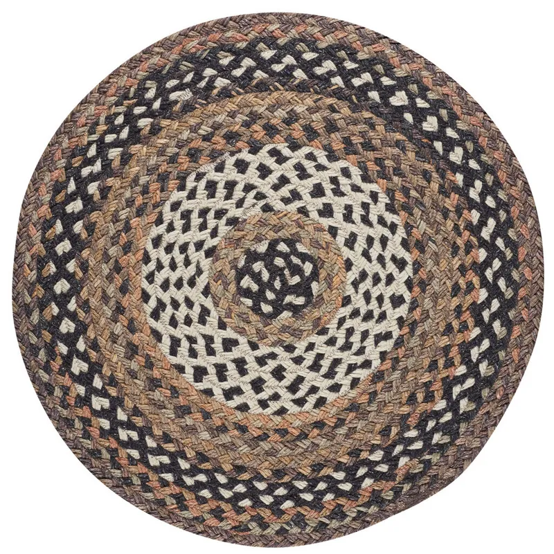Wanderer Cognac Round Rug - 7\'6\" x 7\'6\"