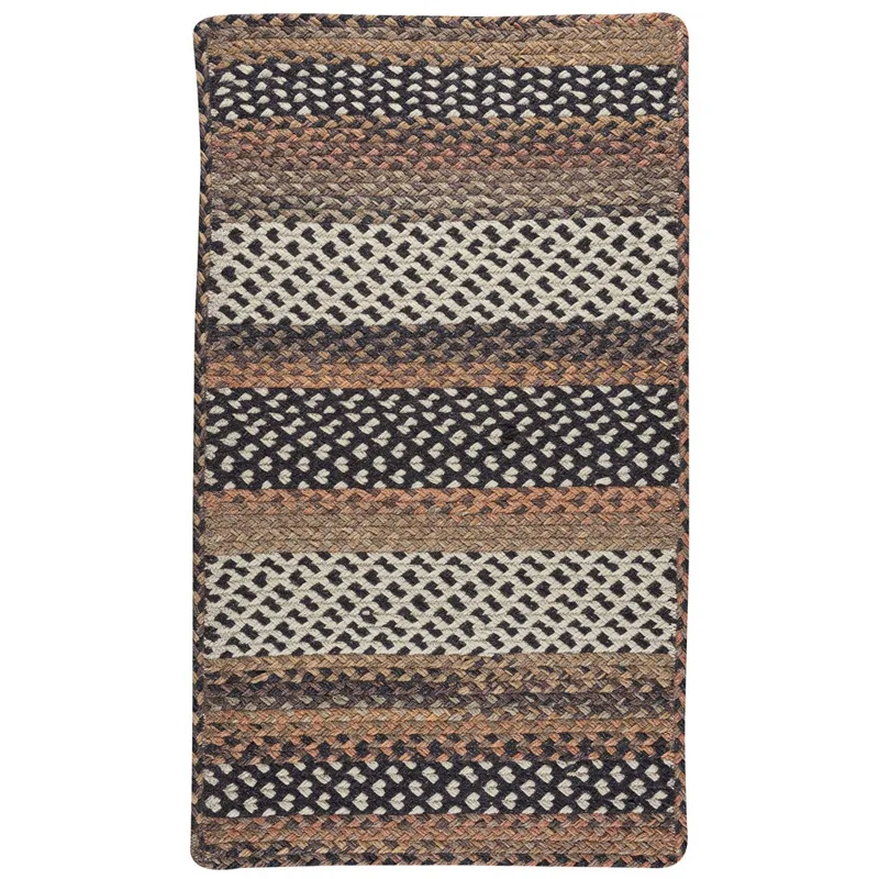 Wanderer Cognac Cross Sewn Rectangle Rug - 7\' x 9\'