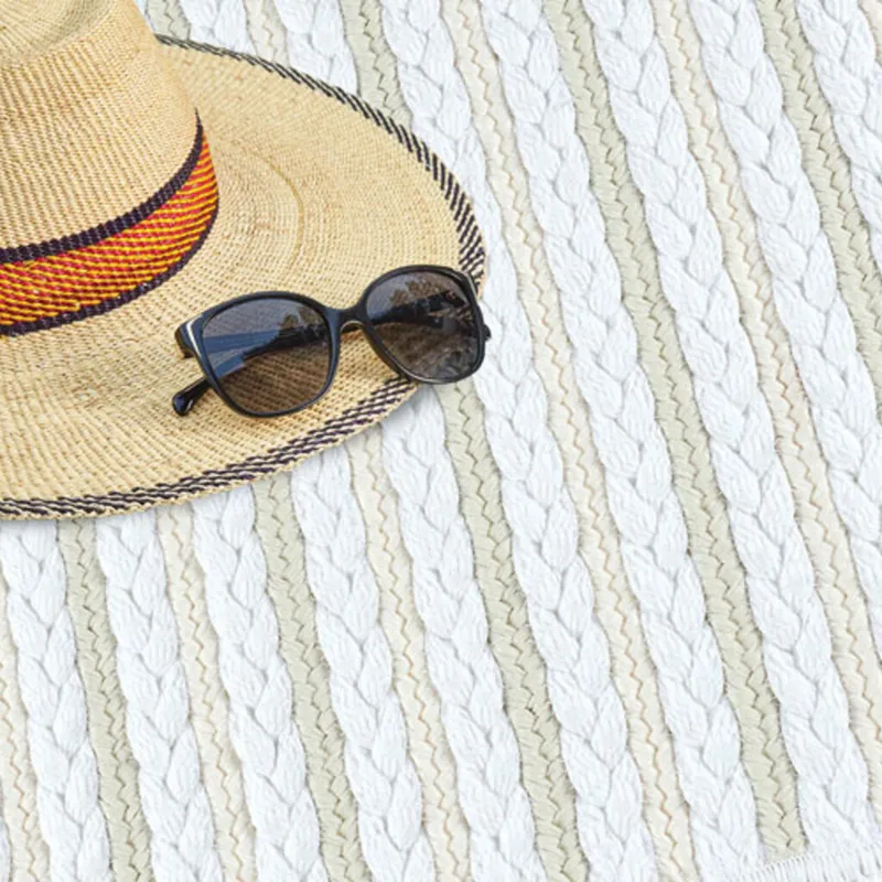 Hammock Sea Salt Cross Sewn Rectangle Rug - 1\'8\" x 2\'6\"