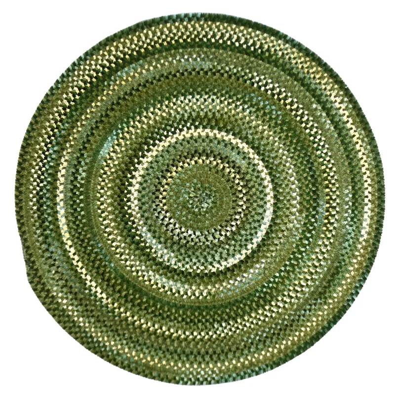 Cottonstone Balsam Green Round Rug - 9\'6\" x 9\'6\"